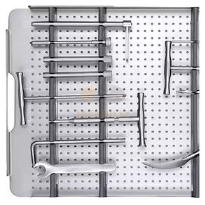 Ensemble complet d'instruments de fixation par clous d'ostéosynthèse orthopédique, acier inoxydable, manuel, certifié CE - Product Image 2