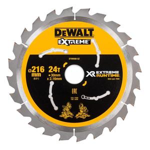 สำหรับ DeWalt XR FLEXVOLT 216มม. ใบมีดสำหรับเลื่อยไร้สายประเภทผลิตภัณฑ์ใบเลื่อย - Product Image 1