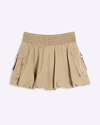 High Quality 100% Cotton Chiffon Girls <b>Skirts</b> Above Knee <b>Beaded</b> Bow Casual New Export Item Hot Sell From Bangladesh - Product Image 3