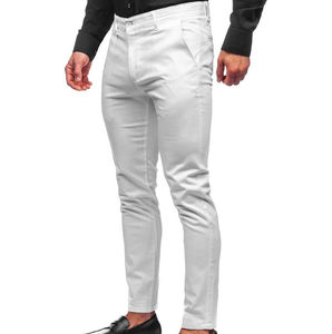 Pantalons pour hommes de haute qualité Slim Fit Chino pantalon pantalon respirant élégant idéal bureau voyage tenue quotidienne hommes pantalon chino - Product Image 3