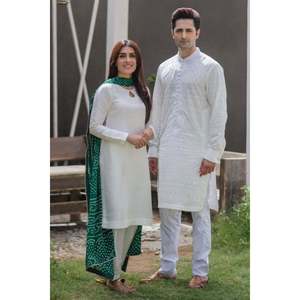 <b>Flame</b> Chiffon <b>Shirt</b> and Dupatta Set for Spring/Summer - Product Image 4