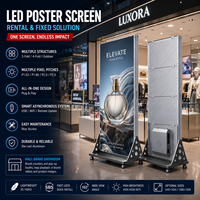 Pantalla LED para Pósteres TOPvision, Pantalla Digital a Todo Color para Interiores y Exteriores, Señalización Digital para Tiendas Minoristas, Cines y Exposiciones