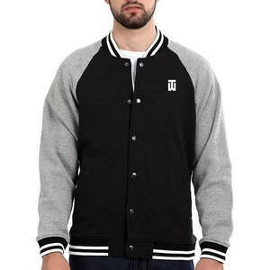 เสื้อแจ็คเก็ตผู้ชายคุณภาพสูง สีพื้น คอตั้ง ลายตัวอักษร สไตล์สตรีทแวร์ บริการ OEM แห้งเร็ว ระบายอากาศได้ดี อุ่นสบายสำหรับฤดูหนาว - Product Image 1