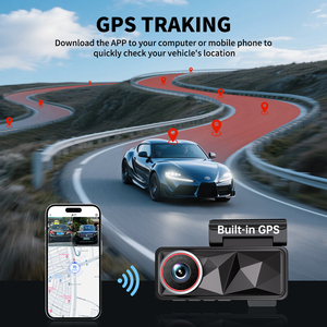 Bán Chạy Nhất 3.4 Inch Dash Máy Ảnh 4K + 1080P Wifi GPS ADAS Starvis 2 Máy Ảnh Với Ghi Âm Vòng Lặp G-Cảm Biến Tầm Nhìn Ban Đêm Xe DVR - Product Image 4