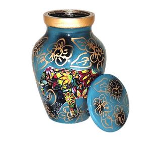 ของที่ระลึกเผาศพขนาดเล็กแบบคลาสสิกสำหรับขี้เถ้ามนุษย์พร้อมกล่องดีไซน์แบบดั้งเดิมรูปช้าง - Product Image 5