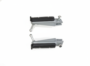 Ensemble repose-pieds avant avec coussinet en caoutchouc pour moto et scooter |   Pièce de rechange robuste pour deux-roues - Product Image 2