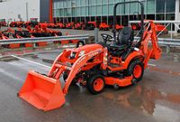 Großhandel Kubota BX23S Sub-Kompakt-Traktor 4WD mit Lader-Bagger 60-Zoll-Mäher Wenige Betriebsstunden Diesel-Arbeitsmaschine