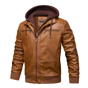 Customized <b>Men's</b> High Quality Plus-Size Winter <b>Jacket</b> Black <b>Sheepskin</b> Leather with Heated Front Camouflage Formal Coat Low MOQ - Product Image 1