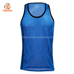 Chaleco de gimnasio con logotipo personalizado para hombre, transpirable para entrenamiento muscular camiseta sin mangas, culturismo, ropa de trabajo deportiva de punto, servicio OEM - Product Image 2