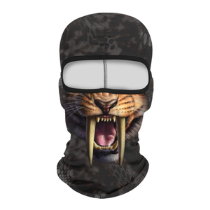 Custom Logo Printed Full Face Ski <b>Mask</b> Balaclava for Outdoor <b>Cycling</b> & Running Skull Style with One Hole Character Design - Product Image 5