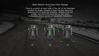 Lampe torche tactique OCSHARK GL12 haute puissance en aluminium 20 mm avec laser vert intégré pour sports de plein air, étanche, nouvelle sortie