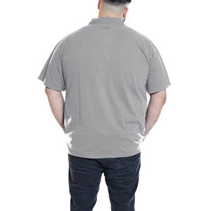 Chemise formelle en piqué de coton pour homme, personnalisée, tissu jersey uni, imprimé par transfert thermique, respirant, manches courtes, pour la promotion - Product Image 6