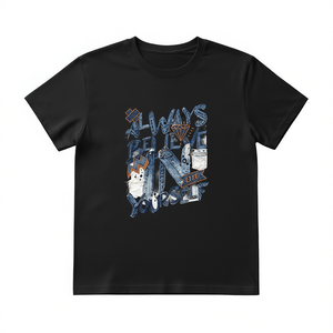 T-Shirt Unisex 210GSM 100% Cotone, Maglietta Casual Oversize con Stampa Serigrafica Personalizzata di Rose, Taglia 2XL, Caratteristiche Termiche, Stampa DTG - Product Image 2