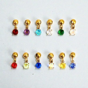 Dijes Colgantes de Piedra Natalicia de Cuarzo Zafiro Chapados en Oro |   Dijes de Plata de Ley 925 con Piedras Preciosas para la Fabricación de Joyas - Product Image 4