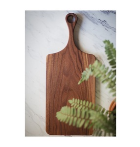 เขียงไม้สักขนาดใหญ่พร้อมพื้นผิวที่เป็นมิตรต่อน้ำและมีดเสร็จ - Product Image 5