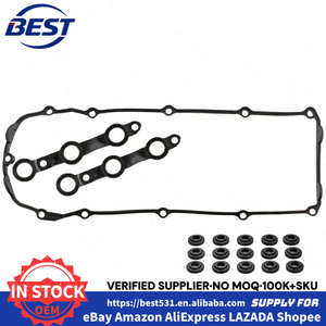 Juego de Juntas de Tapa de Válvulas Compatible con <span class=keywords><strong>BMW</strong></span> <span class=keywords><strong>320i</strong></span> 323i 325i 328i 330i 520i 523i 525i 528i 530i X5 Z3, Motores 2.0 2.2 2.5 2.8 3.0 L M52 M54 91-06 - Product Image 4