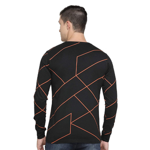 Customized Color & Size <b>Men's</b> Full Sleeve T-shirt 100% Cotton Breathable Eco-Friendly High Quality - Product Image 5