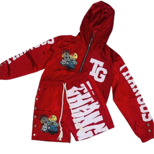 เสื้อฮู้ดเทอร์มอลยูนิเซ็กส์2ชิ้นมีซิปผ้าฝ้ายเสื้อฮู้ดกำหนดรูปแบบสตรีทแวร์ผ้าโพลีเอสเตอร์เสื้อกันลม - Product Image 4