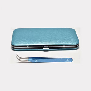 Pinzas de Precisión para Extensión de Pestañas de Acero Inoxidable de Calidad Profesional, Empaque Personalizado - Product Image 1