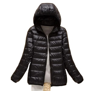 Nueva venta al por mayor cremallera Puffer mujer chaqueta transpirable a prueba de viento con capucha Puffer chaqueta tendencia OEM chaqueta de invierno fabricante - Product Image 5
