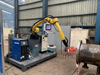 Soudeuse de tôles de tubes CNC | Système de soudage robotique Fanuc avec chargeur à double fil (MIG/TIG)