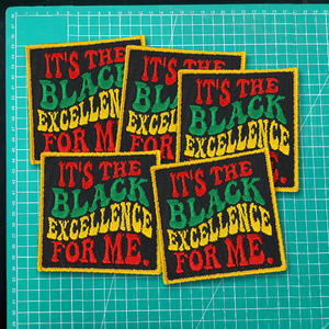 3D brodé liberté Juneteenth Patch fer sur ou coudre sur toile tissu et patchs cheniles - Product Image 2