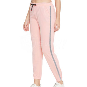 <b>Women's</b> 2025 Collection Casual Winter Pants Breathable <b>Fleece</b> Fabric Custom Logo Printed Mid Flat Drawstring Closure - Product Image 2