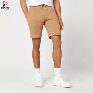 Short de survêtement en coton avec poches pour hommes, vêtements de sport amples et décontractés à motif solide pour l'entraînement, la course à pied et le sport, nouvelle collection - Product Image 5