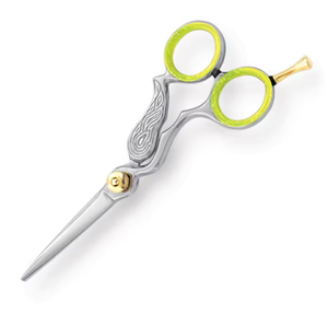 Poignée fantaisie ciseaux de coupe de cheveux en acier inoxydable allemand miroir outil de beauté de Salon de polissage pour une utilisation de salon - Product Image 4