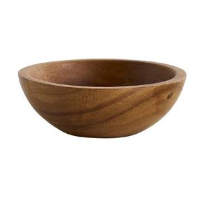 Customized Eco-Friendly <b>Bamboo</b> Wood Serving <b>Bowls</b> Highly Durable Salad Dough Fruit Household Restaurant Food Use - Product Image 1