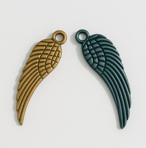 งานหัตถกรรมโลหะสังกะสีอัลลอยโบราณสีดำทองแบบโบราณสำหรับกระเป๋าและพวงกุญแจ - Product Image 2