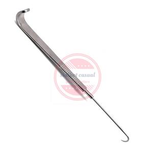 Retractor de gancho traqueal ENT Herramienta quirúrgica de acero inoxidable - Product Image 2