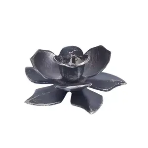 Lotus Thiết Kế Nhôm Cổ Nến Chủ Sở Hữu Đứng Centrepiece Trang Trí Thiết Lập Cho Bảng Tope Trang Trí Nội Thất Sử Dụng Ánh Sáng