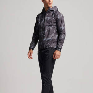 Chaqueta Anorak Personalizada para Hombre, Estilo Urbano, Cortavientos, con Capucha, Impermeable, Transpirable, de Poliéster/Nailon, con Cuello Alto, de Lona - Product Image 4