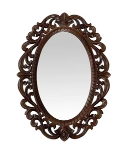Modern Luxury Handcrafted Mango <b>Wood</b> <b>Wall</b> <b>Mirror</b> Customizable Unique Home Decorative Wooden Framed by Azora Industries - Product Image 3