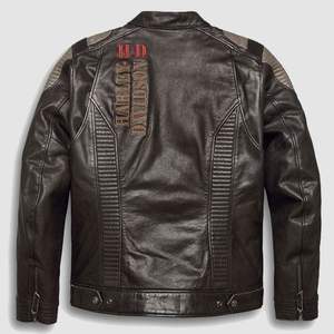 VESTE EN CUIR MARRON HARLEY DAVIDSON - Product Image 2