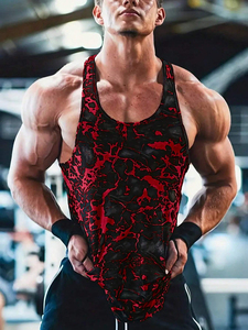 Derniers modèles de débardeurs à sublimation pour homme avec logo personnalisé/couleur débardeur à sublimation respirant et confortable de haute qualité pour homme - Product Image 4