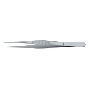 Fórceps de alta calidad, fórceps de vendaje estrecho, 14,5 cm, punta estrecha, instrumentos médicos esterilizables de acero inoxidable quirúrgico - Product Image 1