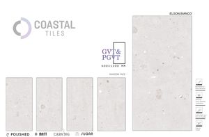 กระเบื้องพอร์ซเลนผิวด้านขนาด 600x1200 มม. หนา 9 มม. 24x48 นิ้ว  แบบรีทัช ป้องกันการแตก  ดูแลรักษาง่าย สำหรับปูพื้นและผนัง - Product Image 3
