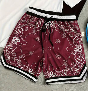 Premium haute qualité 100% coton/polyester hommes Fitness Baseball Shorts 6 pouces entrejambe solide motif blanc maille Baseball Shorts - Product Image 5