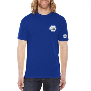 60/40 Cotton Poly Men's Athletic Short Sleeve Graphic Workout Active Gym T-Shirt Combed Cotton T Shirt - Product Image 4