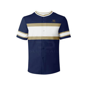 Nouvelle Mode Blanc Séchage Rapide Sublimé Baseball & Softball Jersey Vêtements De Sport Personnalisés Respirant Plus La Taille Chemises De Baseball - Product Image 5