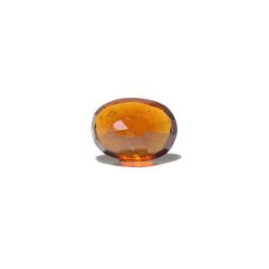 Hessonita (Gomed) de 4.5 Quilates, Diamante Rojo Natural, Corte Oval Facetado, Calibrado, Gema Suelta para Joyería - Product Image 2