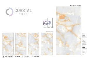 Azulejos de Porcelana Brillante de Alta Calidad 600x1200MM para Pisos Escolares Modernos, Fizi Onyx, Grado AAA, Gris, 9mm de Grosor - Product Image 6