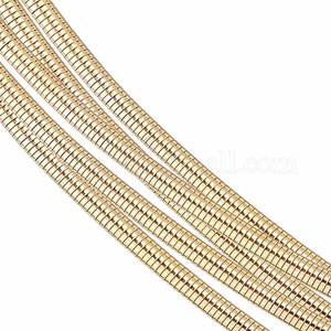 Fil rigide en bullion français Jaseron, couleur or clair, résistant aux hautes températures, fil à broder 3D à coudre avec épingle de sûreté, placage - Product Image 6