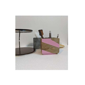 Caddy en bois design fait main pour la maison, hôtel et restaurant, ustensiles de cuisine décoratifs, outils de rangement pour couverts - Product Image 1