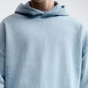 Sweat à capuche surdimensionné élégant en molleton de coton 400GSM, logo personnalisé OEM, sweat à capuche streetwear pour hommes, femmes et adolescents, vêtements décontractés - Product Image 4
