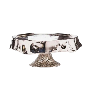 Centres de table pour occasions spéciales, présentoir à gâteaux en métal doré, support décoratif, plateau à gâteaux arrondi en métal - Product Image 4
