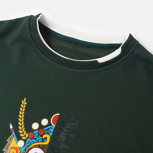 Sweat-shirts pour hommes en coton 100% de haute qualité, coton doux, respirant, sweat-shirt professionnel, sweat-shirt personnalisé pour hommes, couleur verte - Product Image 3