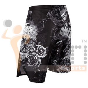 Pantalones cortos MMA de Entrenamiento Personalizados al por mayor 2024 para hombres, diseñe sus propios pantalones cortos de Spandex para artes marciales, MOQ bajo, servicio OEM para adultos - Product Image 3